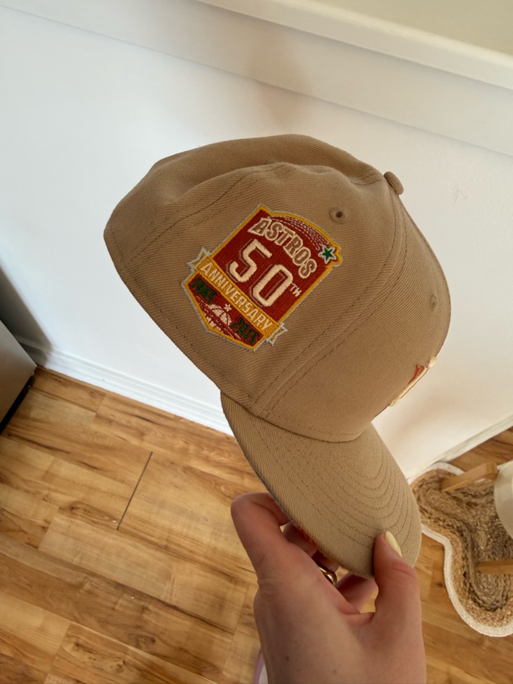 Houston Astros Fitted Hat 7 1/4 - Picture 3 of 4